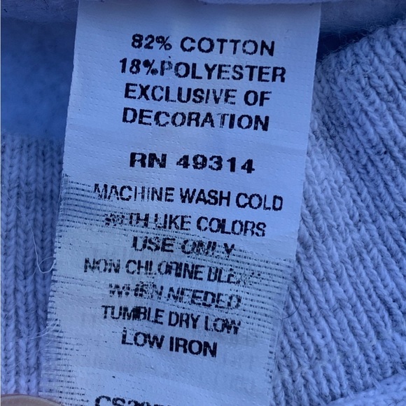 Georgia Tech Crewneck Sweatshirt Champion Reverse Weave Adult Size Small - Picture 4 of 4